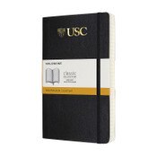 USC Trojans Black Shield Soft Ruled Moleskine Notebook